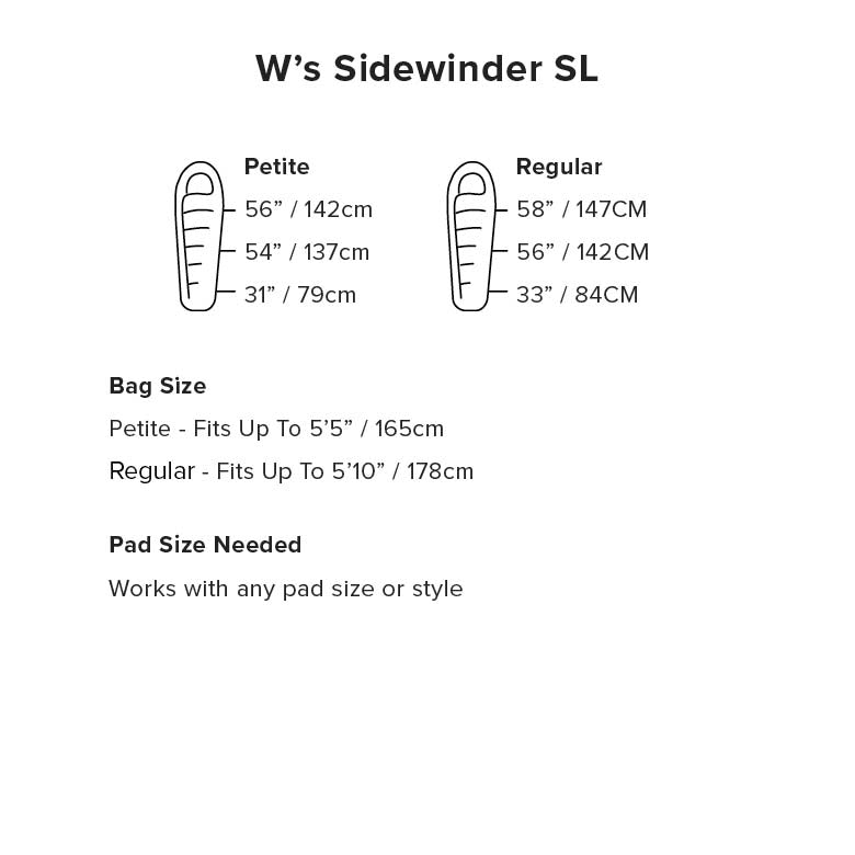 BIGAGNES W's Sidewinder SL 20 (650 DownTek) REGULAR