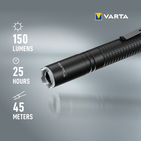 Varta Aluminium Light F10 Pro Ficklampa 150 lm