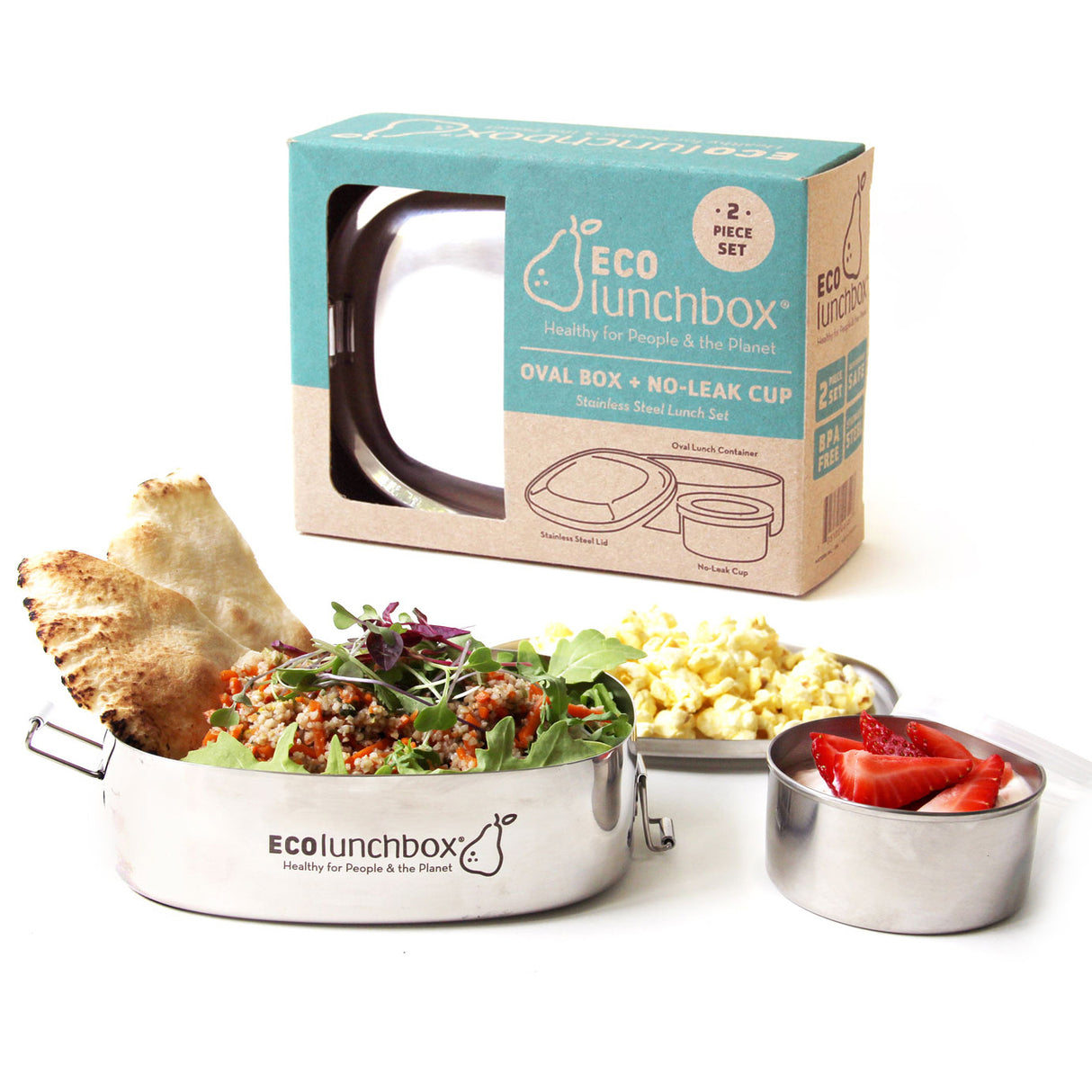 ECO LUNCHBOX Lunch Box Kit Oval