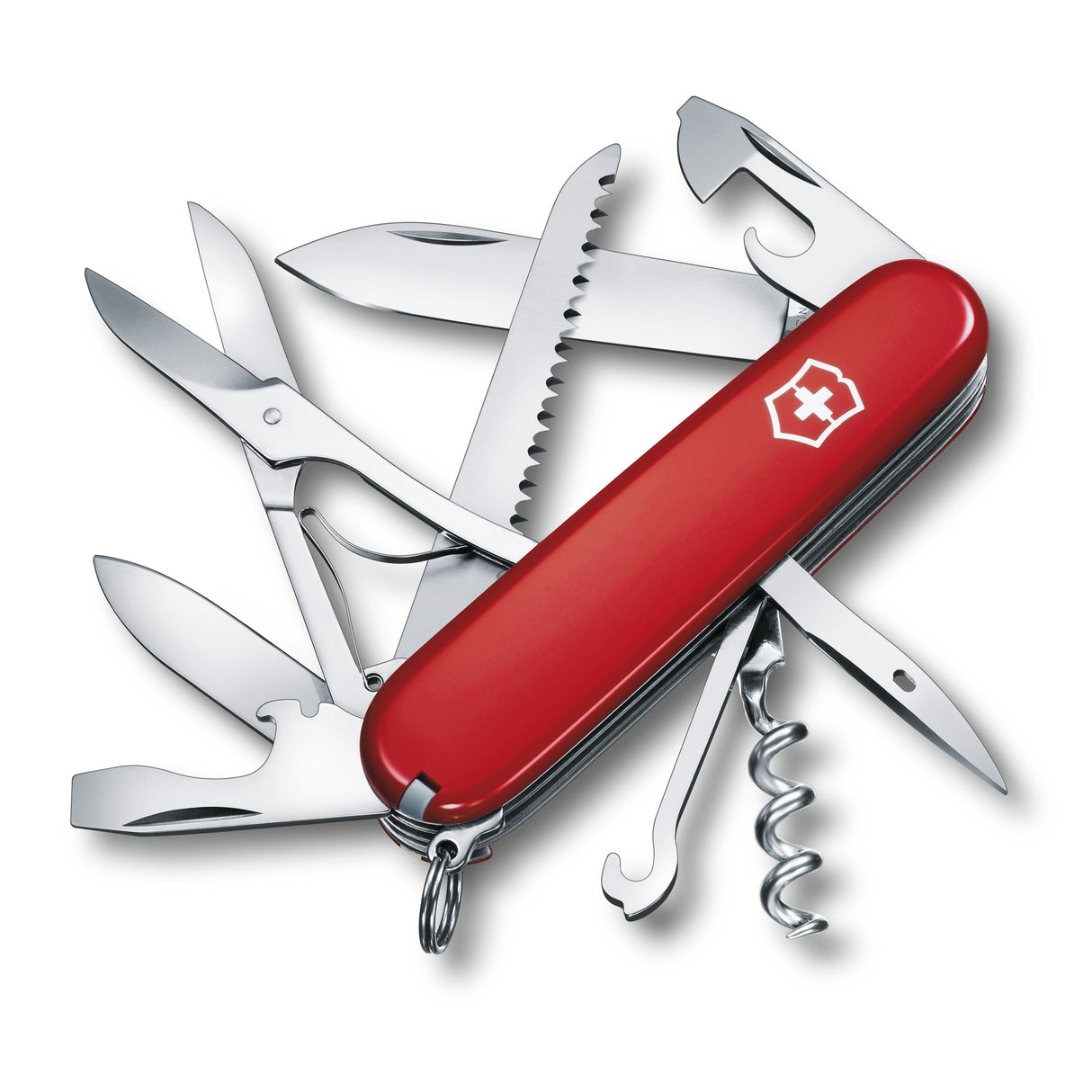 VICTORINOX Swiss Army knife HUNTSMAN, red 91 mm