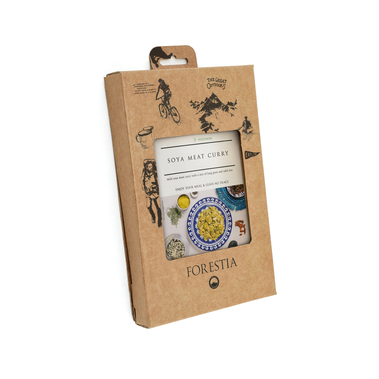 FORESTIA Soya meat curry with long grain & wild rice
