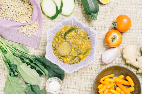 FORESTIA Vegan green lentil curry