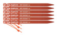 BIGAGNES Big Agnes Dirt Dagger 15 cm Tent Stakes: 6 - pack - Nordisk Natur - Det bästa inom friluftsliv & vildmark