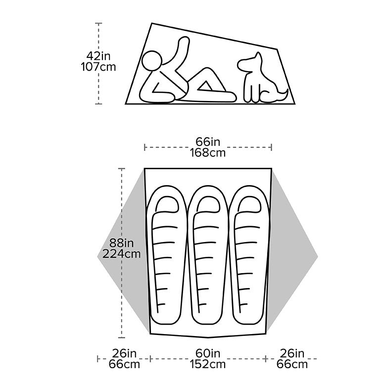 BIGAGNES Tiger Wall UL3 Bikepack Solution Dye - Nordisk Natur - Det bästa inom friluftsliv & vildmark