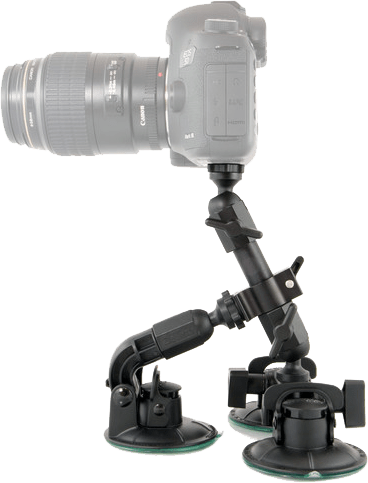 DELKIN Fat Gecko Camera Mounts - FG Triple Suction - Nordisk Natur - Det bästa inom friluftsliv & vildmark
