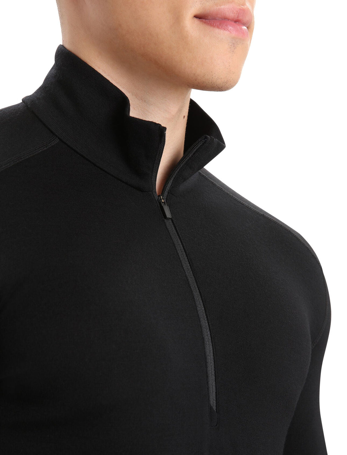 Icebreaker M Mer 260 Quantum IV LS Zip BLACK - Nordisk Natur - Det bästa inom friluftsliv & vildmark
