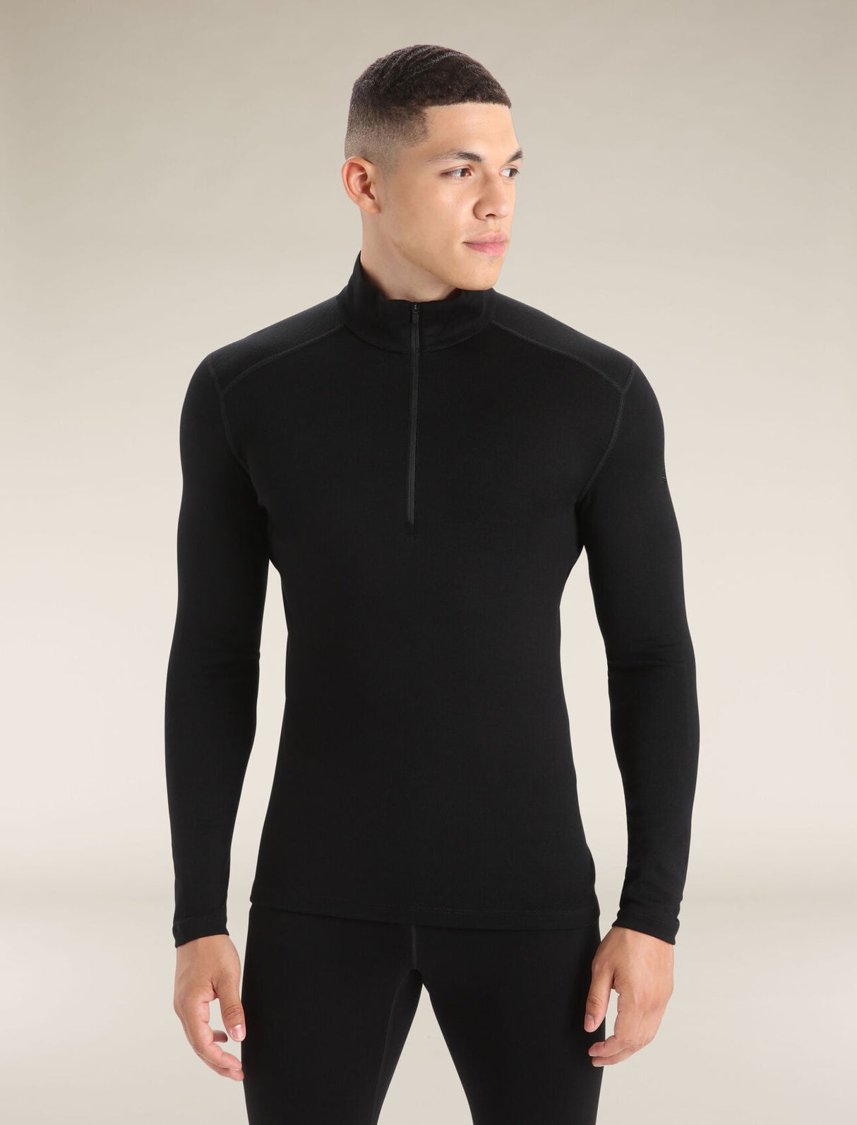 Icebreaker M Mer 260 Quantum IV LS Zip BLACK - Nordisk Natur - Det bästa inom friluftsliv & vildmark