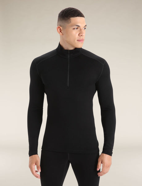Icebreaker M Mer 260 Quantum IV LS Zip BLACK - Nordisk Natur - Det bästa inom friluftsliv & vildmark