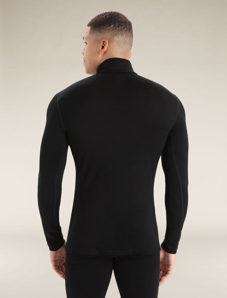 Icebreaker M Mer 260 Quantum IV LS Zip BLACK - Nordisk Natur - Det bästa inom friluftsliv & vildmark
