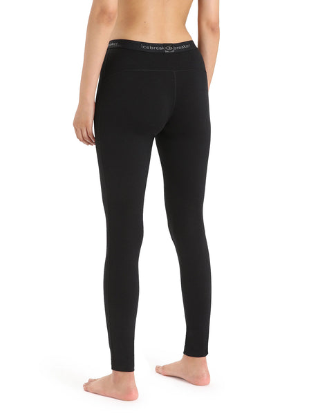 Icebreaker W 200 Oasis Leggings BLACK DAM - Nordisk Natur - Det bästa inom friluftsliv & vildmark