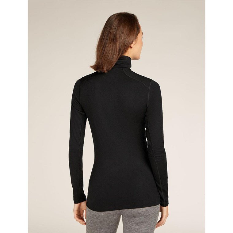 Icebreaker W 200 Oasis LS Half Zip BLACK - Nordisk Natur - Det bästa inom friluftsliv & vildmark