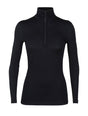 Icebreaker W 200 Oasis LS Half Zip BLACK - Nordisk Natur - Det bästa inom friluftsliv & vildmark