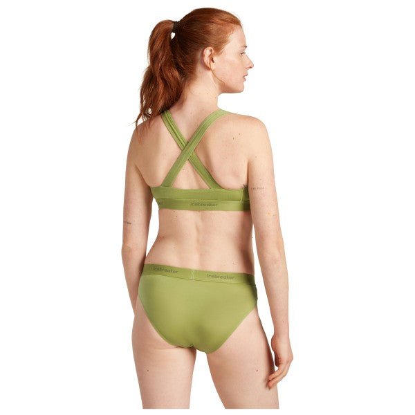 Icebreaker W Mer 125 Cool - Lite Sprite Racerback Bra OLIVE - Nordisk Natur - Det bästa inom friluftsliv & vildmark