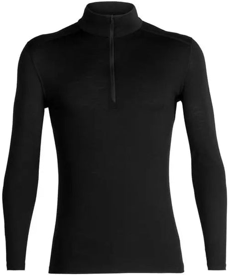Icebreker Men 200 Oasis LS Half Zip BLACK - Nordisk Natur - Det bästa inom friluftsliv & vildmark