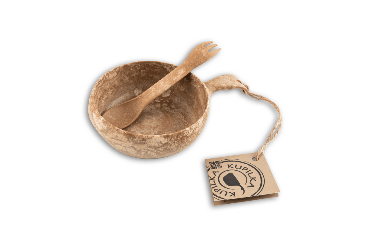 KUPILKA Kupilka 33 + Spork set brown in box - Nordisk Natur - Det bästa inom friluftsliv & vildmark