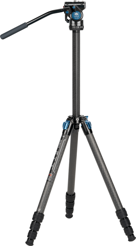SIRUI ST - 124+VA - 5 Carbon Tripod Video Kit - Nordisk Natur - Det bästa inom friluftsliv & vildmark
