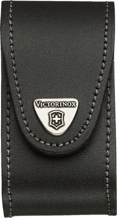 VICTORINOX - Bältesväska i svart läder - Nordisk Natur - Det bästa inom friluftsliv & vildmark