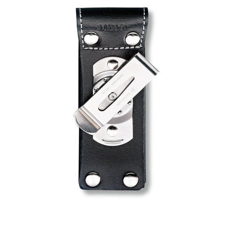 VICTORINOX belt pouch, black leather, to - Nordisk Natur - Det bästa inom friluftsliv & vildmark