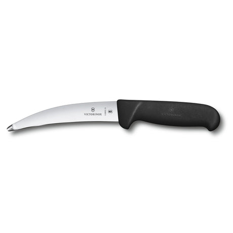 VICTORINOX Gut and Tripe Knife, thickened blunt bulb tip, 15 cm, black - Nordisk Natur - Det bästa inom friluftsliv & vildmark