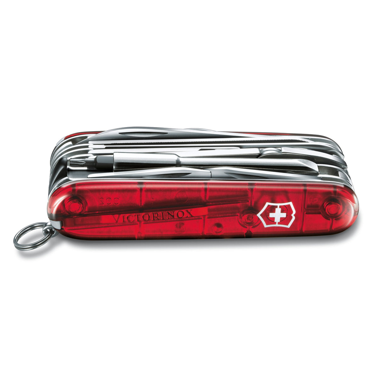 VICTORINOX Pocket knife CyberTool L red translucent, 91 mm - Nordisk Natur - Det bästa inom friluftsliv & vildmark