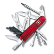 VICTORINOX Pocket knife CyberTool M red translucent, 91 mm - Nordisk Natur - Det bästa inom friluftsliv & vildmark