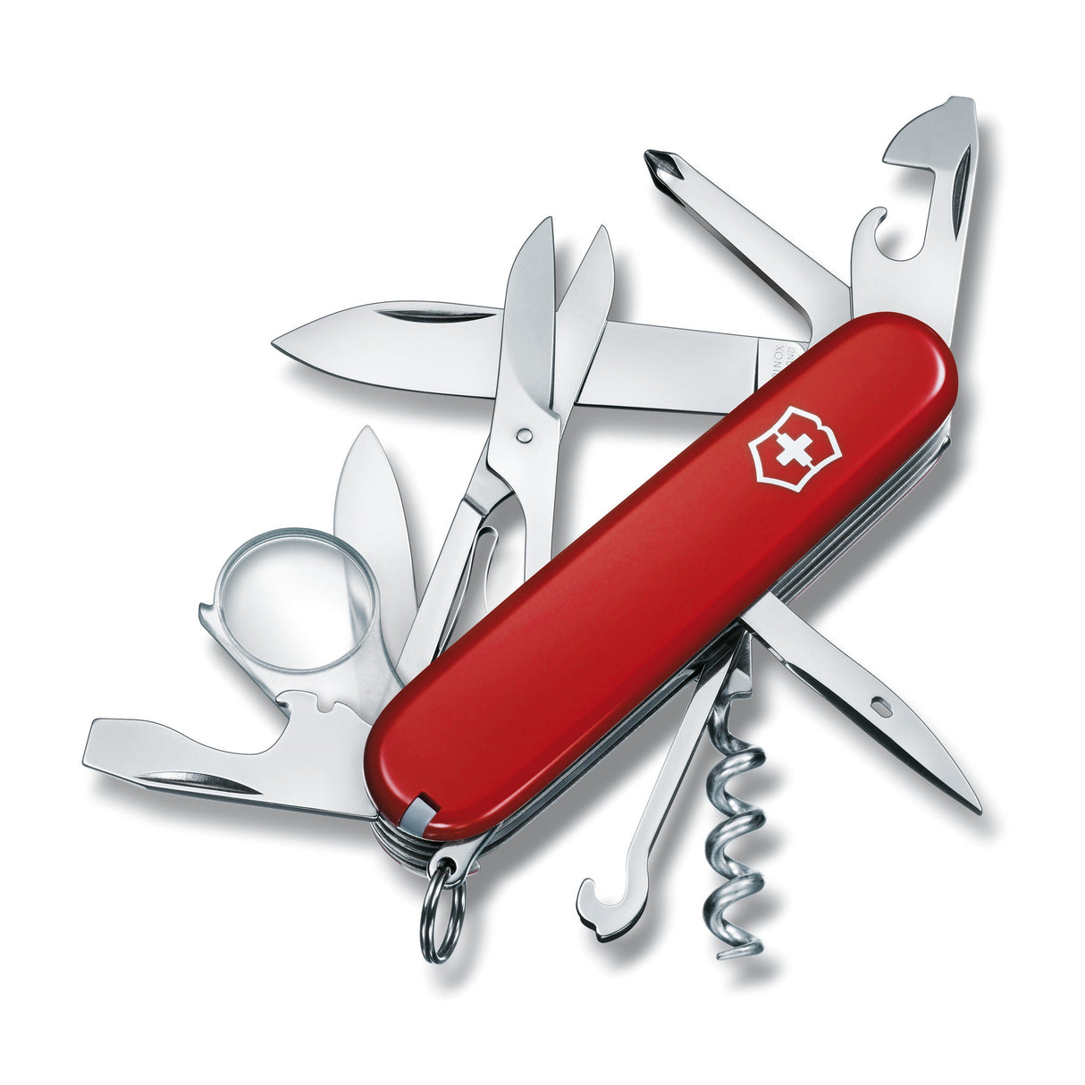VICTORINOX Pocket knife EXPLORER, red 91 mm - Nordisk Natur - Det bästa inom friluftsliv & vildmark