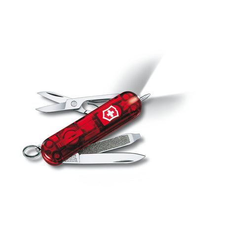 VICTORINOX Pocket knife SIGNATURE LITE, Ruby, red translucent - Nordisk Natur - Det bästa inom friluftsliv & vildmark