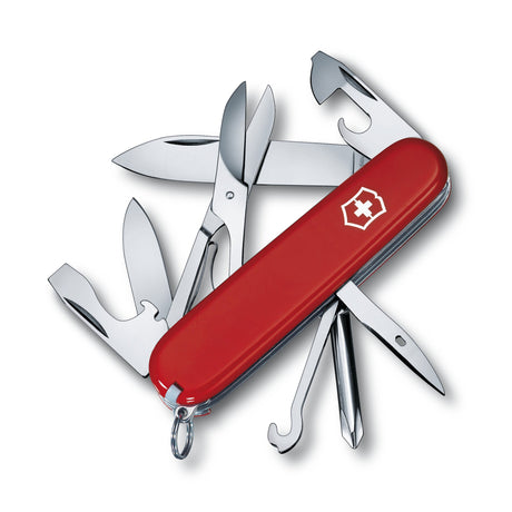 VICTORINOX Pocket knife SUPER TINKER, red 91 mm - Nordisk Natur - Det bästa inom friluftsliv & vildmark