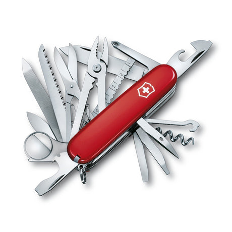 VICTORINOX Pocket knife SWISS CHAMP with pouch in blister - Nordisk Natur - Det bästa inom friluftsliv & vildmark
