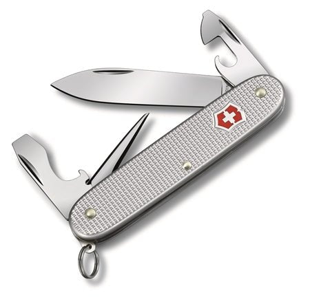 VICTORINOX Pocket Tool, ribbed Alox, silver, 93 mm - Nordisk Natur - Det bästa inom friluftsliv & vildmark